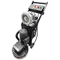 Concrete Floor Grinder Polisher with External Dust Fan,15" 5-Head Electric Ground Grinder Polishing Machine,220V 4KW for Epoxy,Terrazzo,Concrete Surface Preparation,Floor Renovation