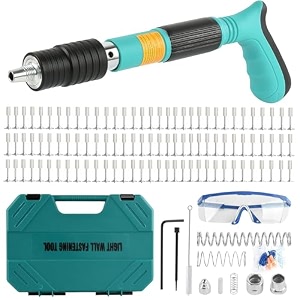 concrete nail gun kit with 110pcs 73mm nails 5 speed adjustable