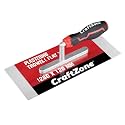 Concrete Trowel, 11" x 5" Flat Finishing Trowel, High Carbon Steel Blade with Soft Grip Handle, Concrete Cement Plaster Drywall Masonry Tile Construction Hand Tools