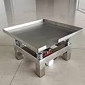 Concrete Vibrating Table, 3000 3600Rpm Test Bench Vibration Platform with Mini Stainless Steel Vibrator for Flat Plate, 35 * 35Cm Small Concrete Machine(35 * 35Cm)