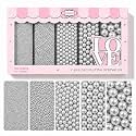 Confect Pearl Sprinkles | Assorted pack of 5 Shimmering Sliver Disco Ball Christmas, Birthday &amp; Celebration Sprinkles | Mix Silver Pearl Dragees -, No Artificial Dyes - 140 Gms