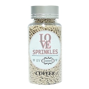 confect edible coffee vermicelli sprinkles  premium cake amp cupcake decoration topping  decorative edible dessert garnish  90 gms