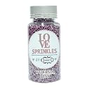Confect Edible Fuschia Vermicelli Sprinkles | Premium Cake &amp; Cupcake Decoration Topping | Decorative Edible Dessert Garnish – 90 Gms