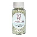 Confect Edible Ivory Vermicelli Sprinkles | Premium Cake &amp; Cupcake Decoration Topping | Decorative Edible Dessert Garnish – 90 Gms