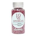 Confect Edible Magenta Vermicelli Sprinkles | Premium Cake &amp; Cupcake Decoration Topping | Decorative Edible Dessert Garnish – 90 Gms