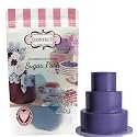 Confect Electric Purple Sugar Paste | Edible Fondant for Cake Decorating | Bold Purple Fondant for Cakes, Cupcakes &amp; Decorative Sugar Craft-1 KG