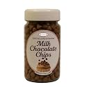 Confect Milk Chocolate Chips | Smooth & Creamy Cocoa Flavor | Baking, Desserts, Cookies, Cakes & Snacks | Melty Chocolate Chunks | Vegan & Gluten Free- 100Gms