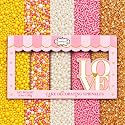Confect Sprinkles – 5 Pack Assorted Cake Decorating Mix Yellow &amp; Pearl Dragees, Hot Pink Jimmies, Sparkling Gold Sugar | Celebration Spring &amp; Summer Sprinkles | Festive Toppings for Cakes, Cupcakes, Cookies, Birthday 