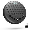 Conference Speaker and Microphone - EMEET Luna 360° Voice Pickup w/Noise Reduction/Mute/Indicator USB Bluetooth Speakerphone w/Dongle for 8 People Daisy Chain for 16 Compatible with Leading Software