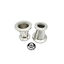 Conical Reducer with ISO-KF Flange KF16 KF25 KF40 KF50 (KF25 to KF16 Pack of 2pcs)