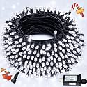 Connectable 88Ft 240LED Christmas String Lights Outdoor Indoor, Cool White