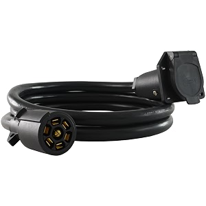 conntek 10110-072ex 7-way travel trailer extension cord 6-feet