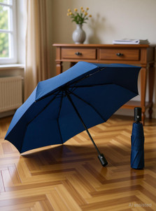 conquest auto open and 3 fold umbrella for protection against rain sunuv rays with cover umbrella