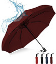 Conquest Auto Open And 3 Fold Umbrella For Protection Against Rain Sun&UV Rays with cover Umbrella