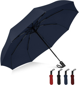 conquest large umbrella 245 inch for men and women 3 fold with automatic open  close umbrella