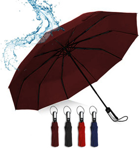 conquest large umbrella 245 inch for men and women 3 fold with automatic open  close umbrella