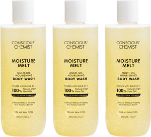 conscious chemist multi-oil body wash shower gelmoisturizing body wash for men  women