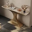 Console Table for Entryway with Storage, Entryway Table, Sofa Table, Hallway Table, Console Table, Accent Table, for Living Room, Hallway, Foyer (Gold, 120cm/47.2in)