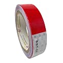 All Star Truck Parts Conspicuity Tape DOT-C2 Approved Reflective Truck Trailer Red White (1 in x 12 FT)