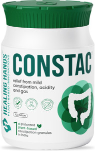 healing hands constac granules mild constipation relief patented gentle non-habit-forming