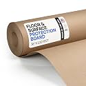 Construction Paper 36" x 1200" (100 feet, 300 sq.ft.) – Extra Thick Floor Covering for Protection (20 mil, 200 lbs) - Contractor Paper for Remodeling &amp; Surface Protection by IDL Packaging