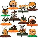 Containlol 12 Pieces Hunting Birthday Party Decorations Camo Centerpieces
