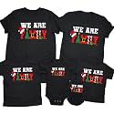 CONTEANER Merry Christmas Family Shirt,Matching Couples Xmas Graphic Tops