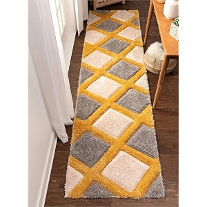 Contemporary Shaggy Runner - 2x5 ft Soft