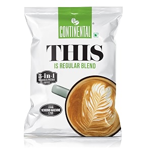 continental coffee continental this regular premix coffee 1 kg  3 in 1 instant premix coffee  manually and suitable for all vending machines
