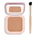Contour Powder Palette, Matte Smooth Texture Ultra-fine Lightweight Blendable Pressed Powder, Multiuse Baked Contour for Face Sculpting Makeup-BRONZER