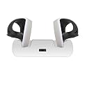 Controller Charging Station Stand for PSVR2 Accessories, Charger for PSVR 2 Handle, PS VR 2 Charging Dock, VR2 Stand (White)