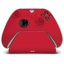 Controller Gear Pulse Red Universal Xbox Pro Charging Stand with 1100 Mah Rechargeable Battery, Charging Station for Xbox Series X|S and Xbox One