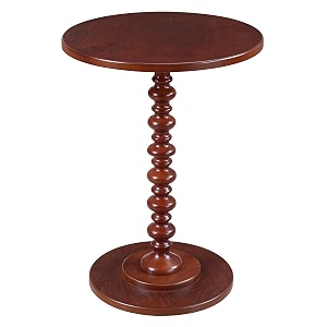 convenience concepts palm beach accent end table mahogany