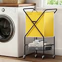 Convenient Laundry Basket with Wheels3634 High Easy