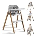 Convertible Baby High Chair & Kids Step Stool, Foldable Toddler Highchairs