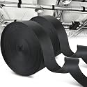Convivium 100Ft HVAC Duct Strap 2pcs, Tight-Weave Nylon Duct Support Webbing, Heavy Duty Duct Hanging Strap for Flex Duct &amp; Ductwork, Resists Stretching/Tearing/Abrasion (100Ft,2pcs)