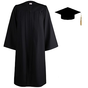 Convocation Graduation Gown Cap Set For High