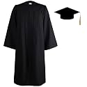 Convocation Graduation Gown Cap Set For High