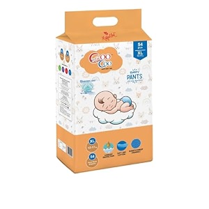 coo coo by mafatlal extra dry baby pull-up premium diaper pant size xl extra large 54 count 9-12 kg  up to 12 hrs protection  wetness indicator  cottony soft  leak protection