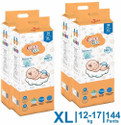 Coo Coo Extra Dry Baby Pullup Diaper Pant Size X-Large-XL (144) Count upto 12-17 kg Pant Diapers - XL