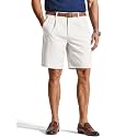 COOFANDY Men's Casual Shorts Pleated Front 9" Linen Textured Dress Shorts