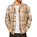 COOFANDY Men39s Flannel Shirts Casual Button Down