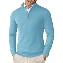 COOFANDY Men39s Quarter Zip Up Sweaters Slim