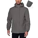 COOFANDY Men39s Rain Jacket Waterproof With Hood