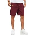 COOFANDY Men Linen Beach Shorts Casual Drawstring Summer Vacation Shorts