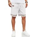 COOFANDY Men Linen Beach Shorts Casual Drawstring Summer Vacation Shorts