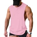 COOFANDY Men Workout Tank Top 2 Pack Gym Bodybuilding Sleeveless T Shirts
