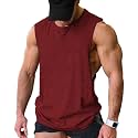 COOFANDY Men Workout Tank Top 2 Pack Gym Bodybuilding Sleeveless T Shirts