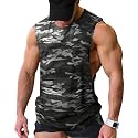 COOFANDY Men Workout Tank Top 2 Pack Gym Bodybuilding Sleeveless T Shirts