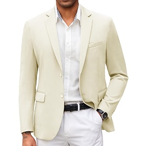 COOFANDY Mens Casual Blazer Slim Fit Suit